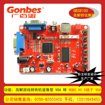 VGA TO RGBS.AV.S-VIDEO.VGA GAME-CONVERTER